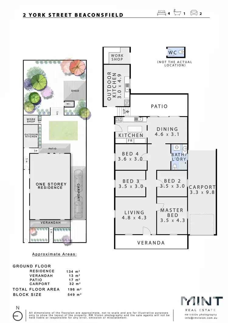 Floorplan of Homely house listing, 2 York Street, Beaconsfield WA 6162