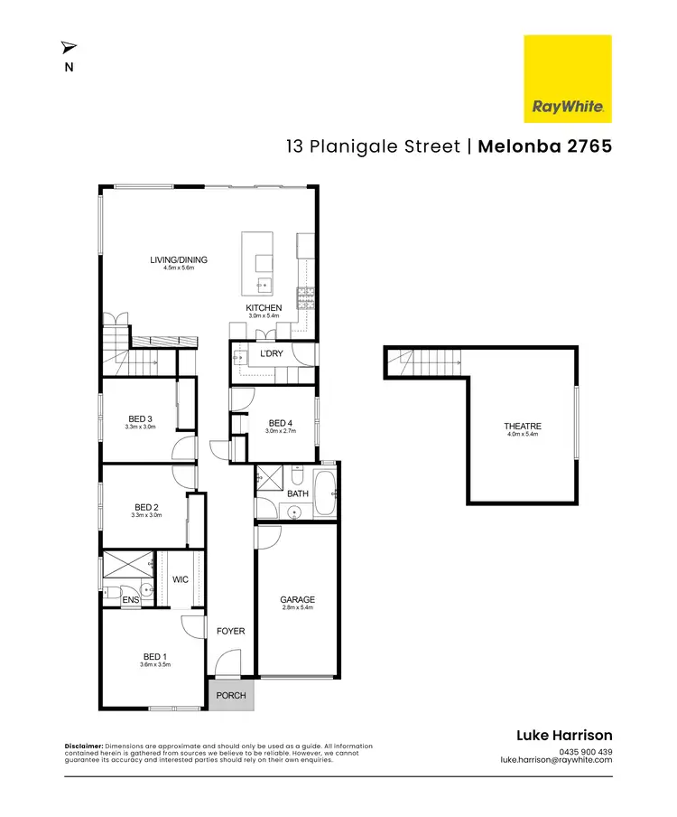 Floorplan of Homely house listing, 13 Planigale Street, Marsden Park NSW 2765