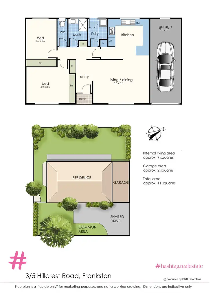 Floorplan of Homely unit listing, 3/5 Hillcrest Road, Frankston VIC 3199