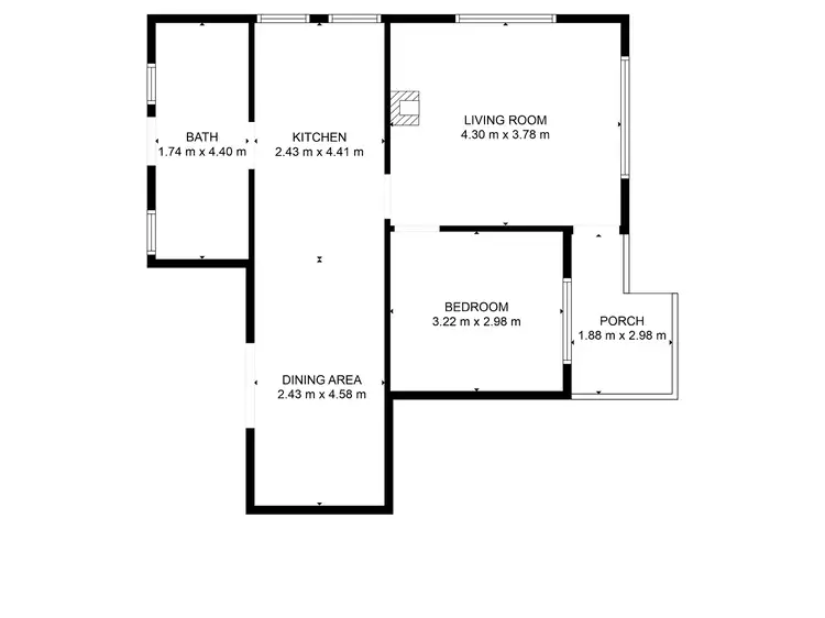 Floorplan of Homely house listing, 110 Kennedy Street, Euroa VIC 3666