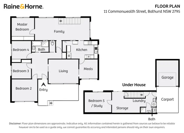 Floorplan of Homely house listing, 11 Commonwealth Street, West Bathurst NSW 2795