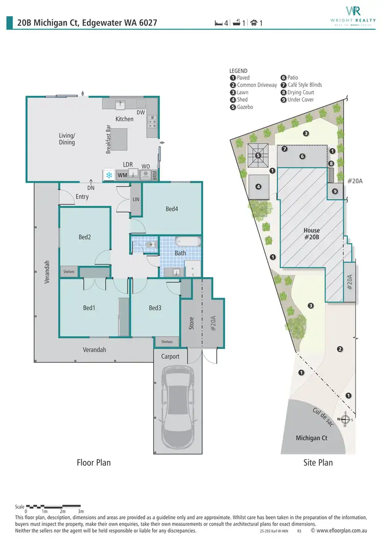 Floorplan of Homely house listing, 20B Michigan Court, Edgewater WA 6027