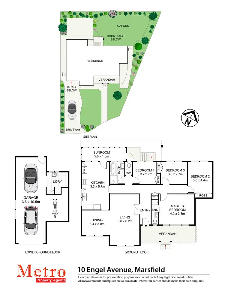 Floorplan of Homely house listing, 10 Engel Ave, Marsfield NSW 2122