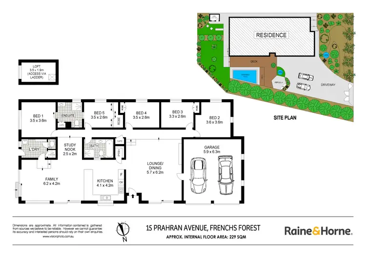 Floorplan of Homely house listing, 15 Prahran Avenue, Frenchs Forest NSW 2086