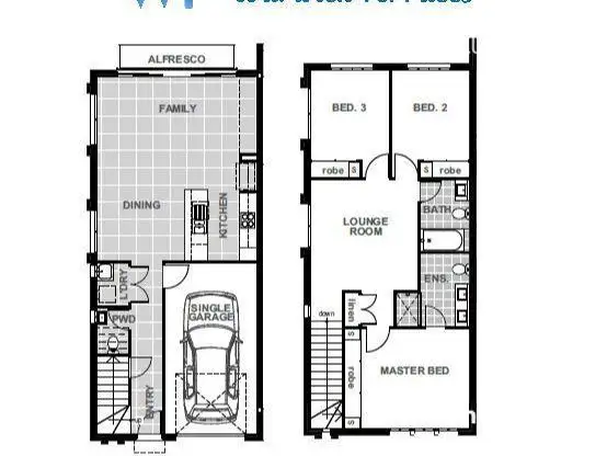 Floorplan of Homely townhouse listing, 71/36 Cox Road, Pimpama QLD 4209