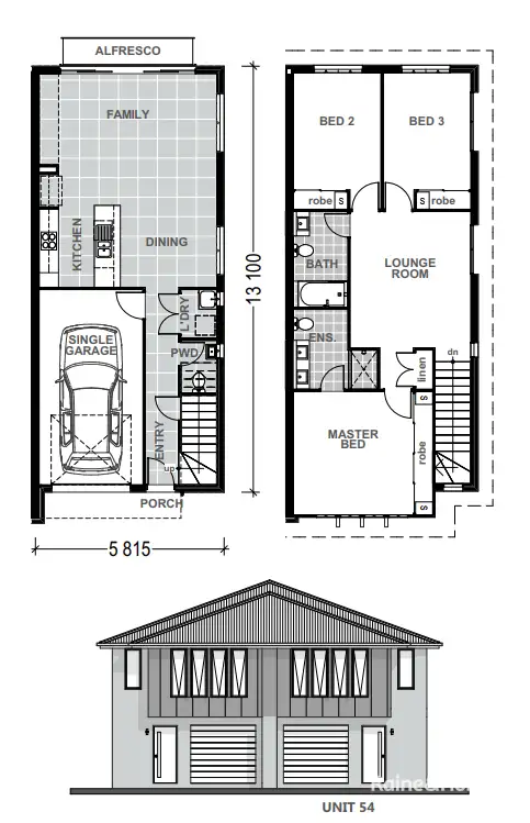 Floorplan of Homely townhouse listing, 54/36 Cox Road, Pimpama QLD 4209