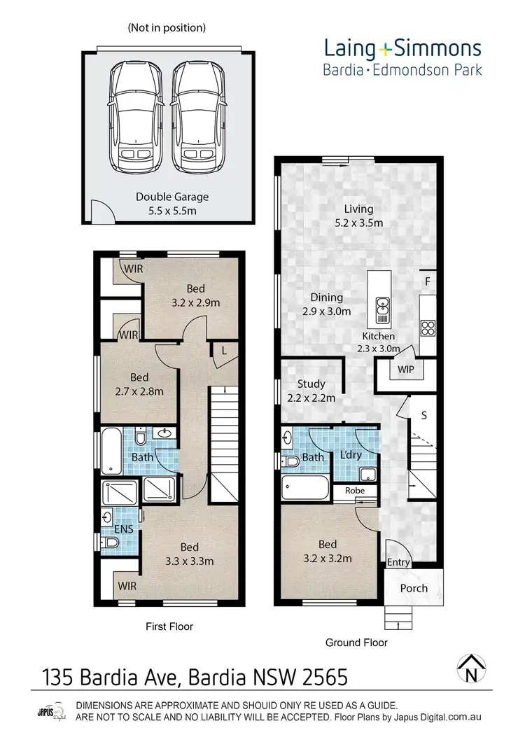 Floorplan of Homely house listing, 135 Bardia Avenue, Bardia NSW 2565