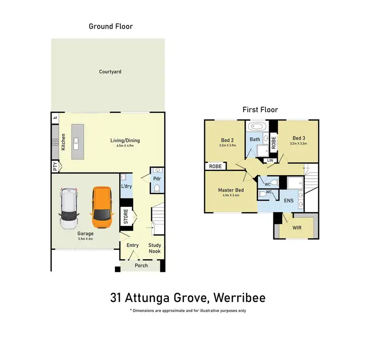 Floorplan of Homely house listing, 31 Attunga Grove, Werribee VIC 3030