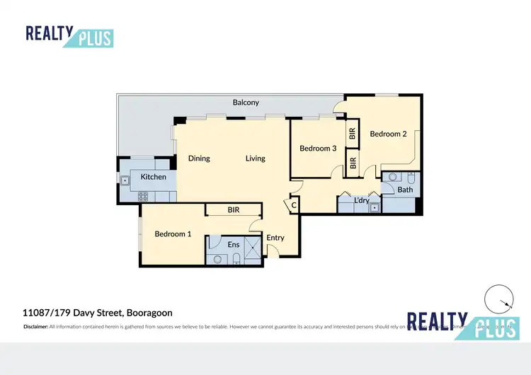 Floorplan of Homely apartment listing, 11087/179 Davy Street, Booragoon WA 6154