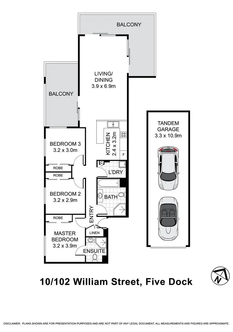 Floorplan of Homely apartment listing, 10/102 William Street, Five Dock NSW 2046