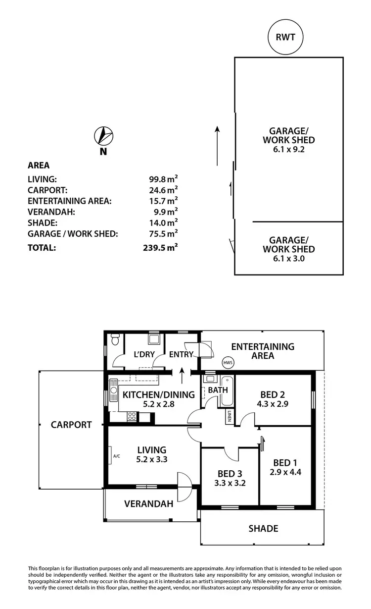 Floorplan of Homely house listing, 7 Eyre Street, Barmera SA 5345