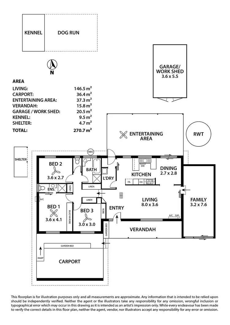 Floorplan of Homely house listing, 42 Old Sturt Highway, Berri SA 5343