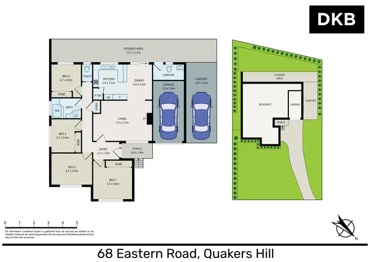 Floorplan of Homely house listing, 68 Eastern Road, Quakers Hill NSW 2763