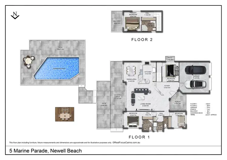 Floorplan of Homely house listing, 5 Marine Parade, Newell QLD 4873
