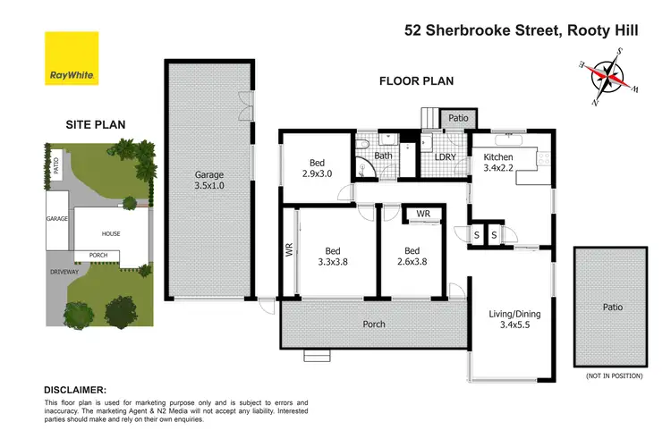 Floorplan of Homely house listing, 52 Sherbrooke Street, Rooty Hill NSW 2766