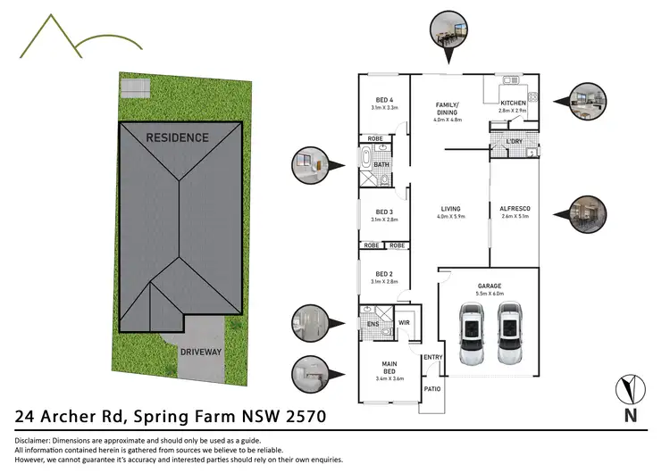 Floorplan of Homely house listing, 24 Archer Road, Spring Farm NSW 2570
