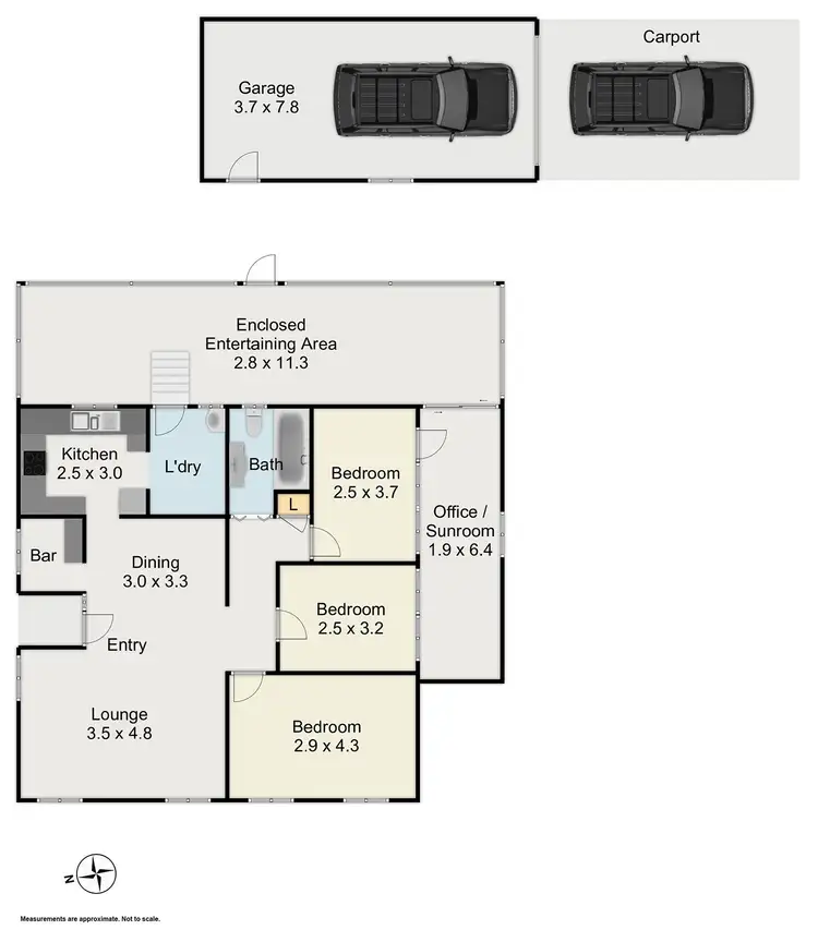 Floorplan of Homely house listing, 22 Harlow Avenue, Hebersham NSW 2770