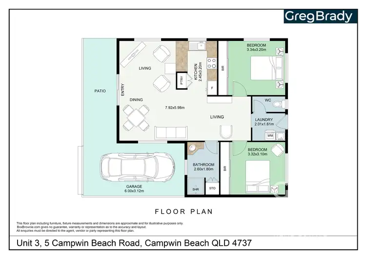 Floorplan of Homely unit listing, 3-5 Campwin Beach Road, Campwin Beach QLD 4737
