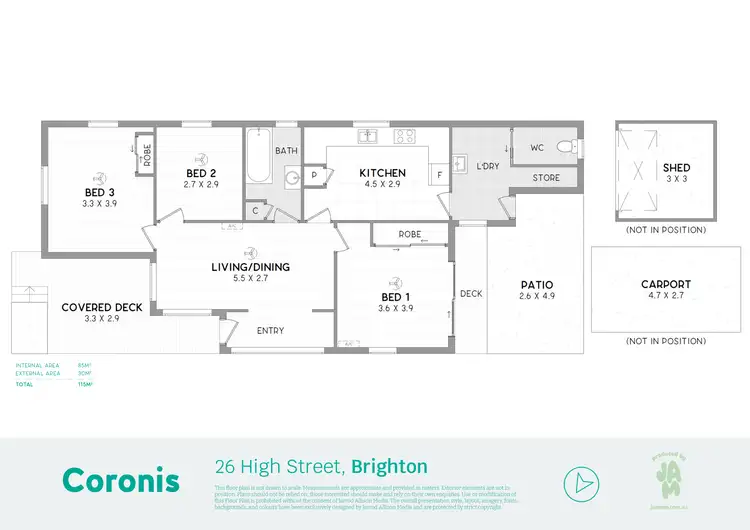 Floorplan of Homely house listing, 26 High Street, Brighton QLD 4017