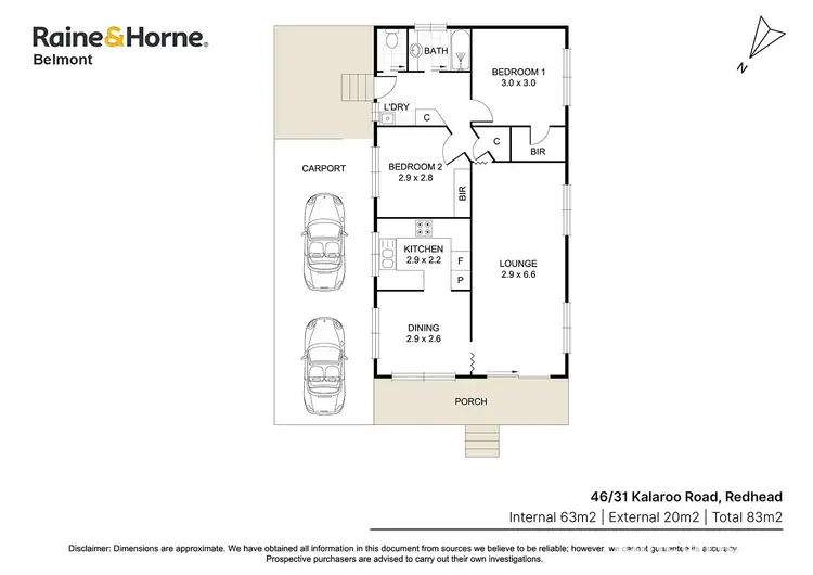 Floorplan of Homely house listing, 46/31 Kalaroo Road, Redhead NSW 2290