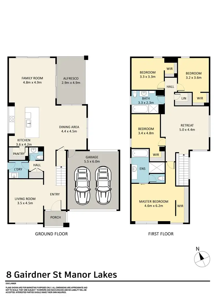 Floorplan of Homely house listing, 8 Gairdner Street, Manor Lakes VIC 3024