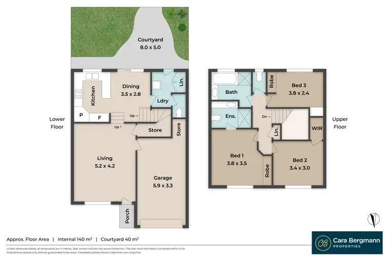 Floorplan of Homely townhouse listing, 21/142 Bunya Road, Arana Hills QLD 4054