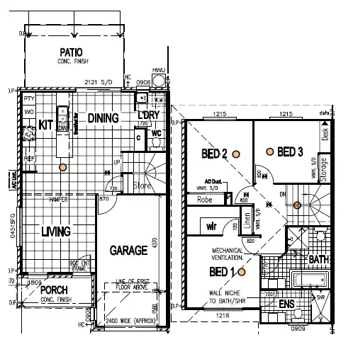 Floorplan of Homely townhouse listing, 182/31 Goodrich Road West, Murrumba Downs QLD 4503