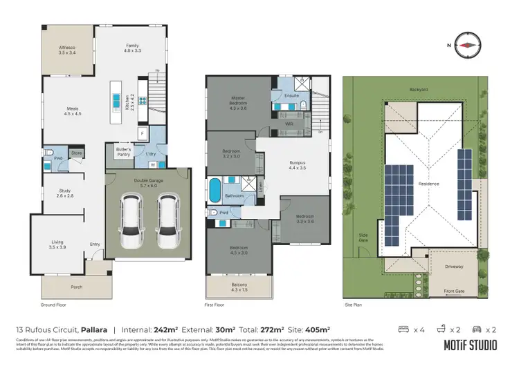 Floorplan of Homely house listing, 13 Rufous Circuit, Pallara QLD 4110
