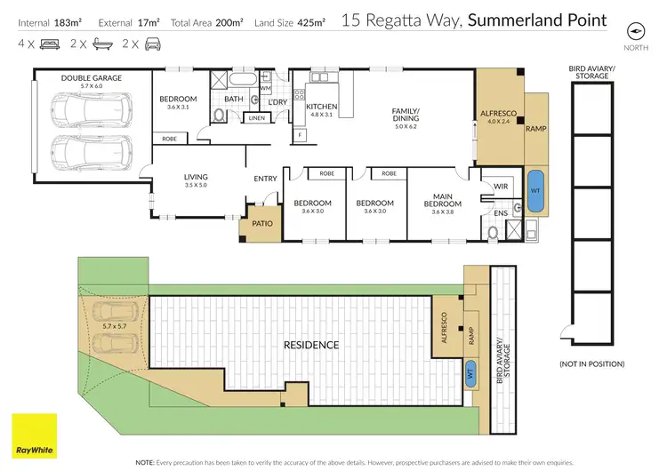 Floorplan of Homely house listing, 15 Regatta Way, Summerland Point NSW 2259