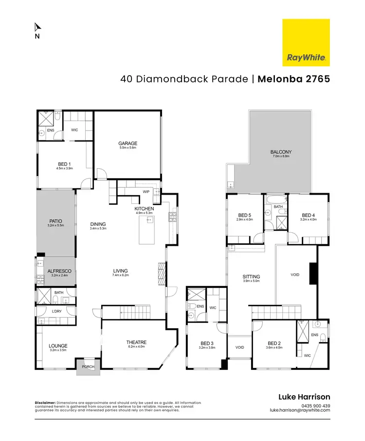 Floorplan of Homely house listing, 40 Diamondback Parade, Marsden Park NSW 2765