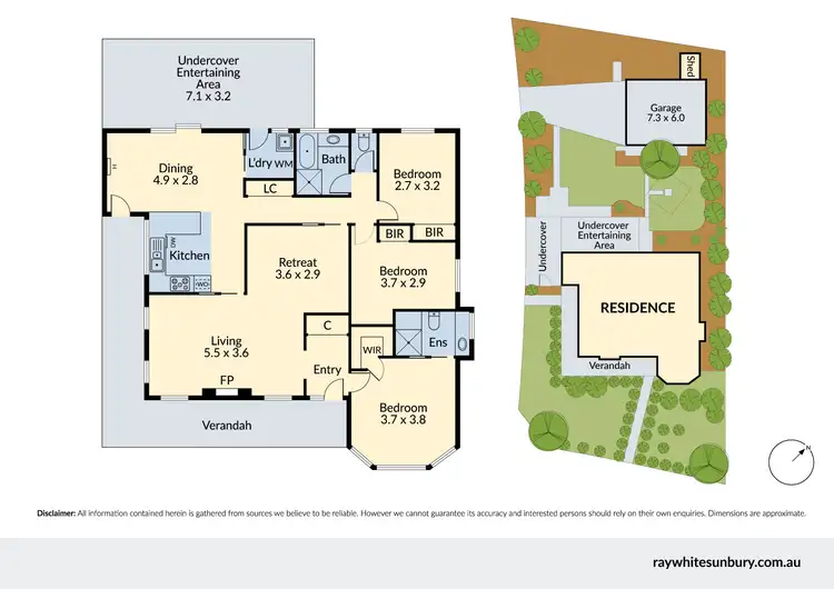 Floorplan of Homely house listing, 1 Timbertop Road, Sunbury VIC 3429