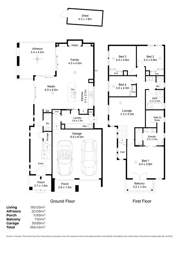 Floorplan of Homely house listing, 1/1669 Golden Grove Road, Greenwith SA 5125