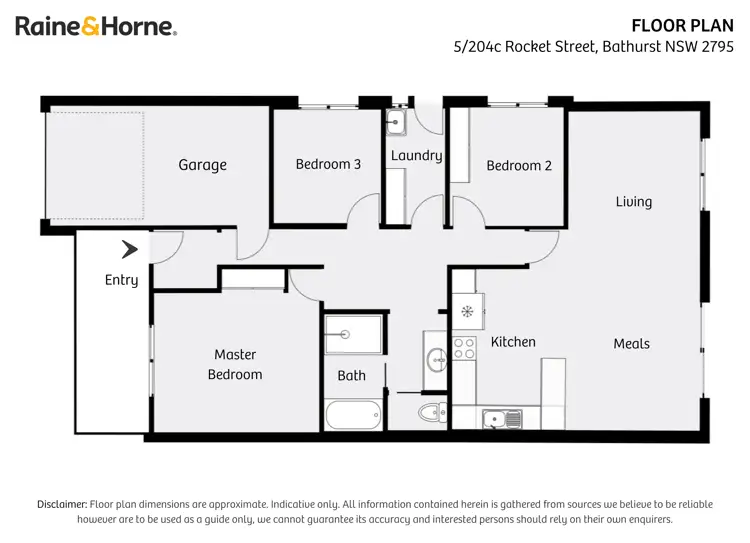 Floorplan of Homely house listing, 5/204C Rocket Street, Bathurst NSW 2795