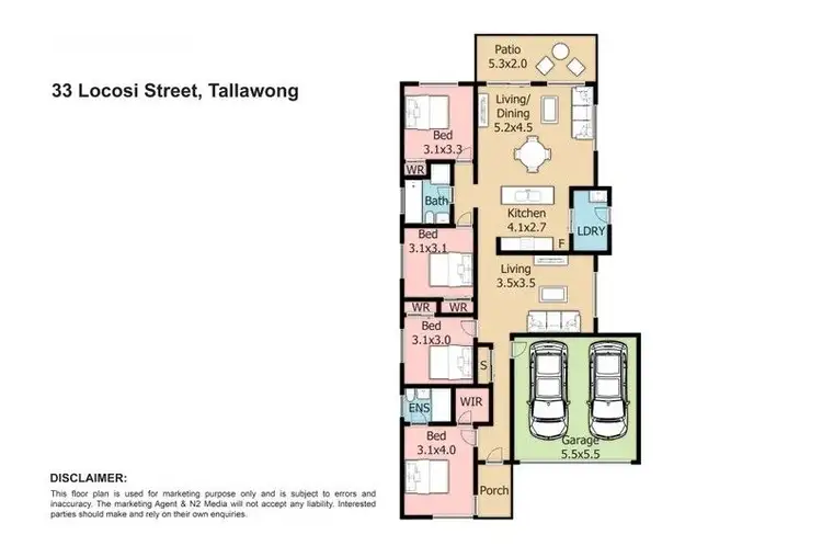 Floorplan of Homely house listing, 33 Locosi Street (Tallawong), Schofields NSW 2762