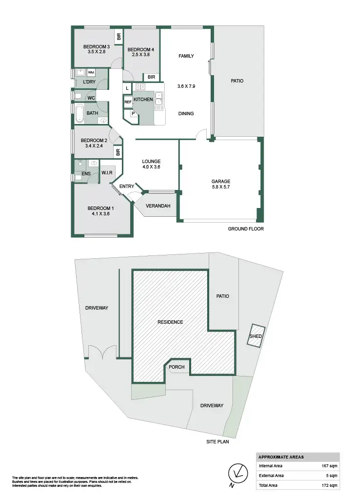 Floorplan of Homely house listing, 1 Palermo Court, Merriwa WA 6030