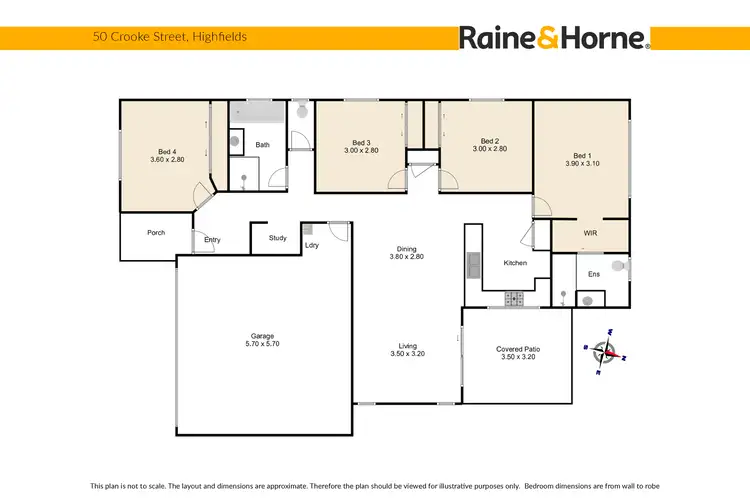 Floorplan of Homely house listing, 50 Crooke Street, Highfields QLD 4352