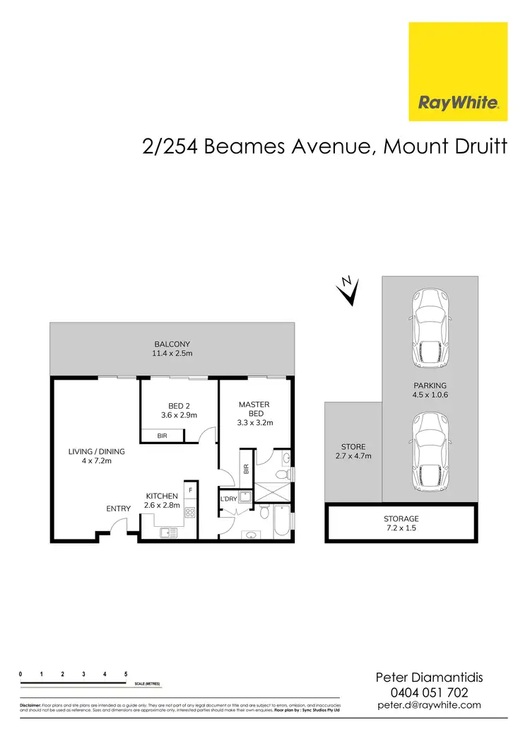 Floorplan of Homely unit listing, 2/254 Beames Avenue, Mount Druitt NSW 2770