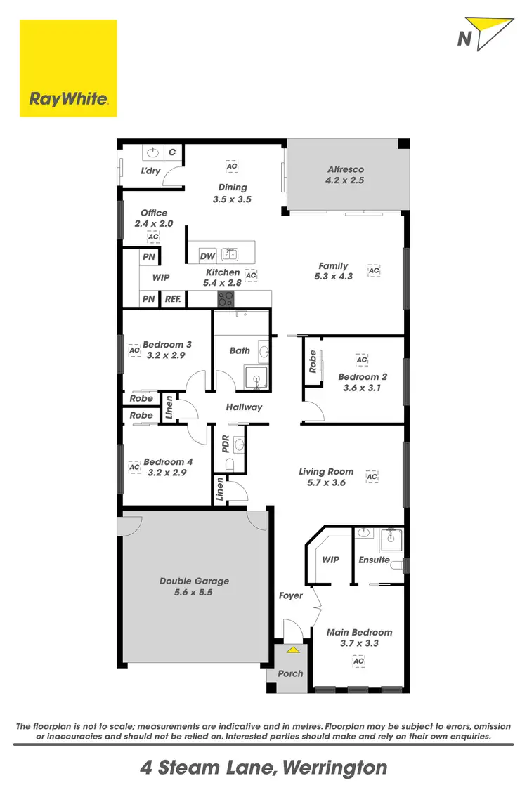 Floorplan of Homely house listing, 4 Steam Lane, Werrington NSW 2747