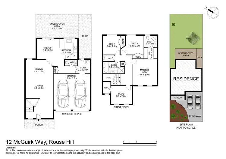 Floorplan of Homely house listing, 12 McGuirk Way, Rouse Hill NSW 2155