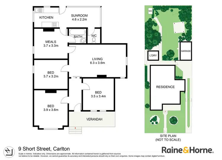 Floorplan of Homely house listing, 9 Short Street, Carlton NSW 2218