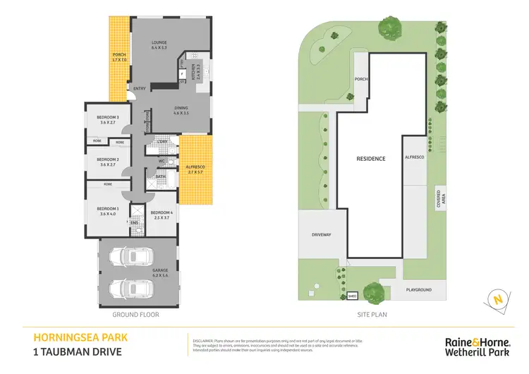 Floorplan of Homely house listing, 1 Taubman Drive, Horningsea Park NSW 2171