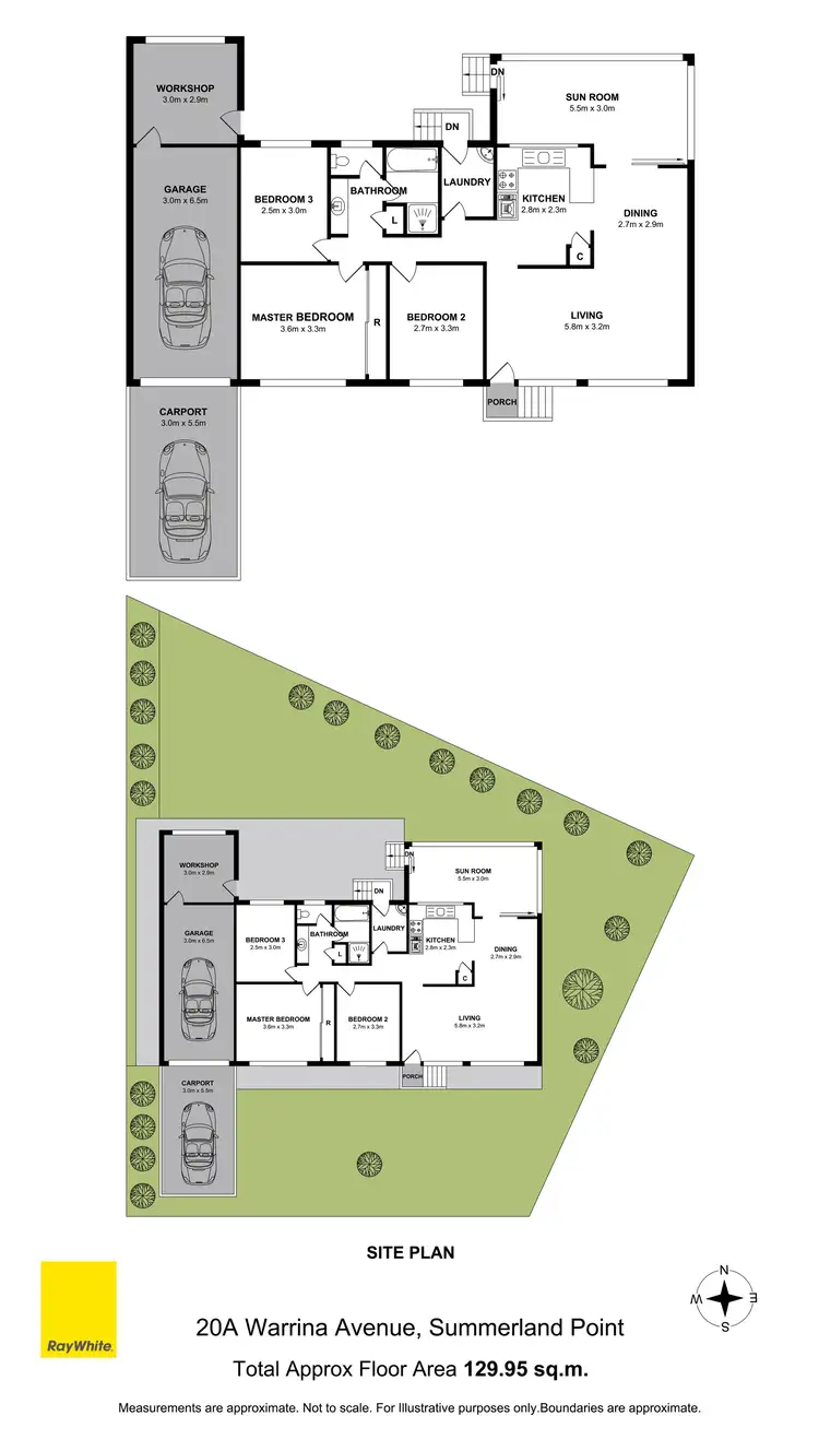 Floorplan of Homely house listing, 20A Warrina Avenue, Summerland Point NSW 2259