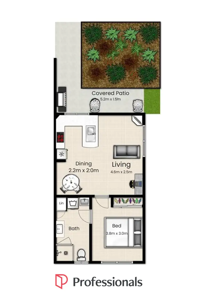Floorplan of Homely apartment listing, 1/13 Springfield Crescent, Manoora QLD 4870