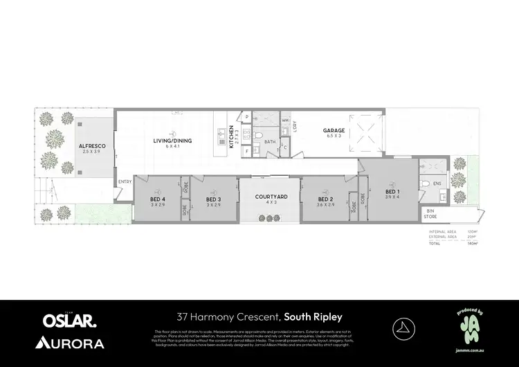 Floorplan of Homely house listing, 37 Harmony Crescent, South Ripley QLD 4306