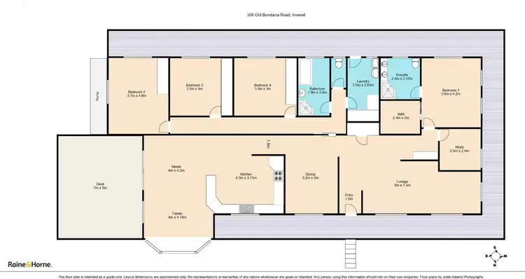 Floorplan of Homely rural property listing, 305 Old Bundarra Road, Inverell NSW 2360