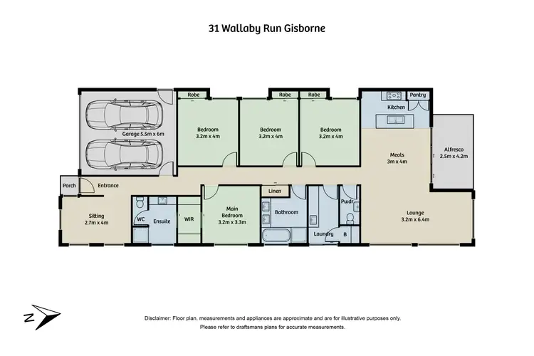 Floorplan of Homely house listing, 31 Wallaby Run, Gisborne VIC 3437