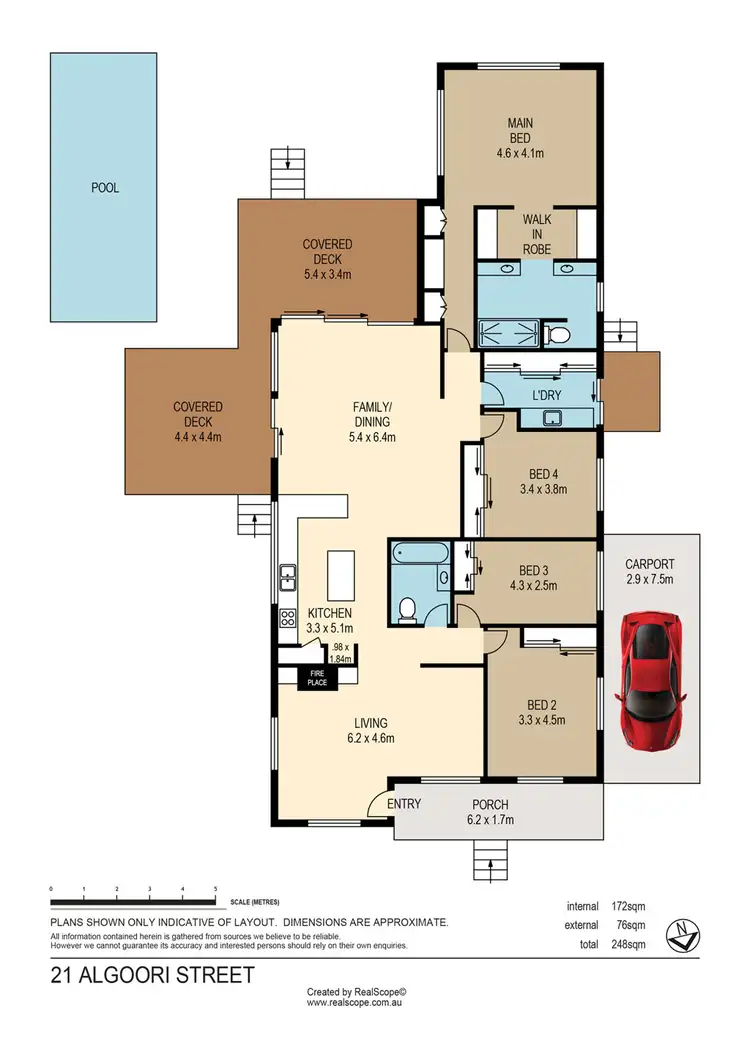Floorplan of Homely house listing, 21 Algoori Street, Morningside QLD 4170