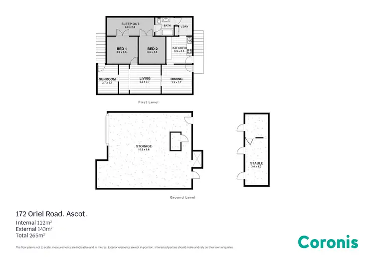 Floorplan of Homely house listing, 172 Oriel Road, Ascot QLD 4007