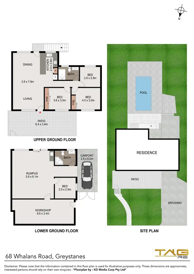 Floorplan of Homely house listing, 68 Whalans Road, Greystanes NSW 2145