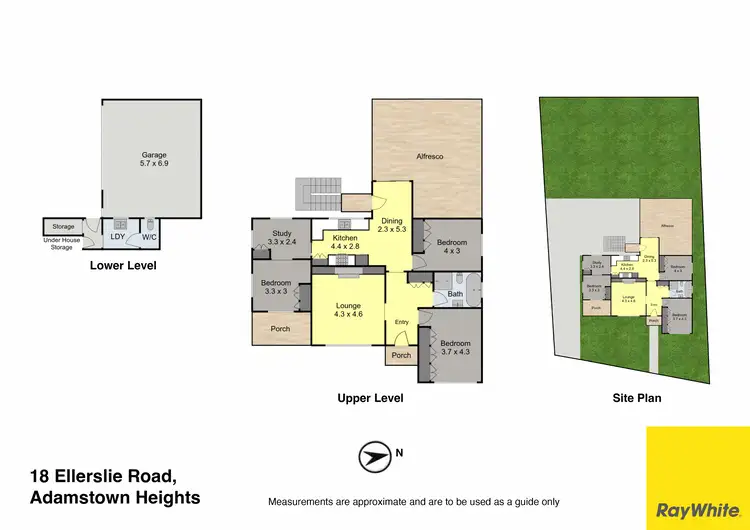Floorplan of Homely house listing, 18 Ellerslie Road, Adamstown Heights NSW 2289